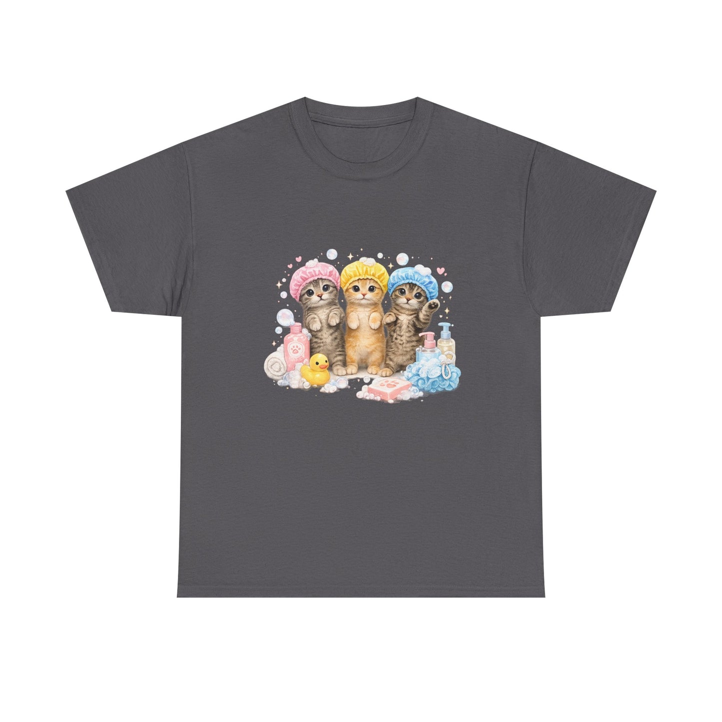 Cute Kittens Bath Time T-Shirt
