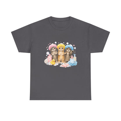 Cute Kittens Bath Time T-Shirt