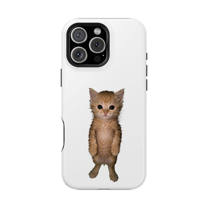 Cute Standing Kitten Magnetic Impact-Resistant Phone Case