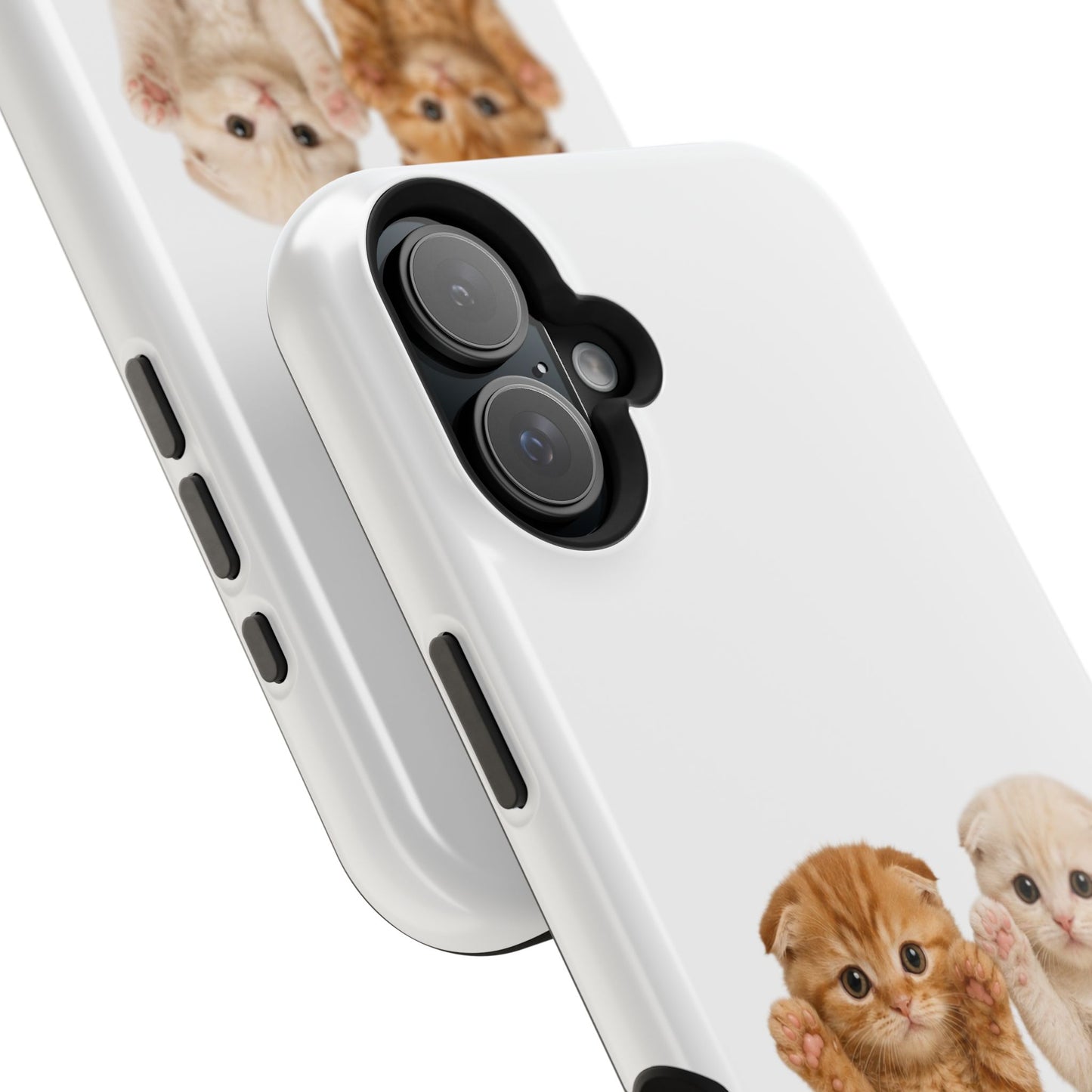 Cute Raising Paws Kittens Magnetic Impact-Resistant  Phone Case