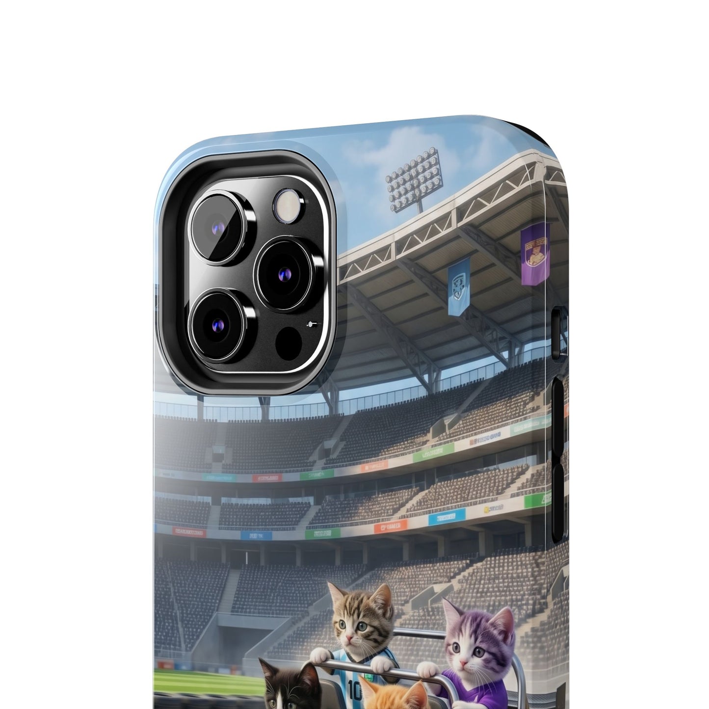 Racing Cats Tough Phone Case — Cute Kittens Driving Racecar Phone Cover