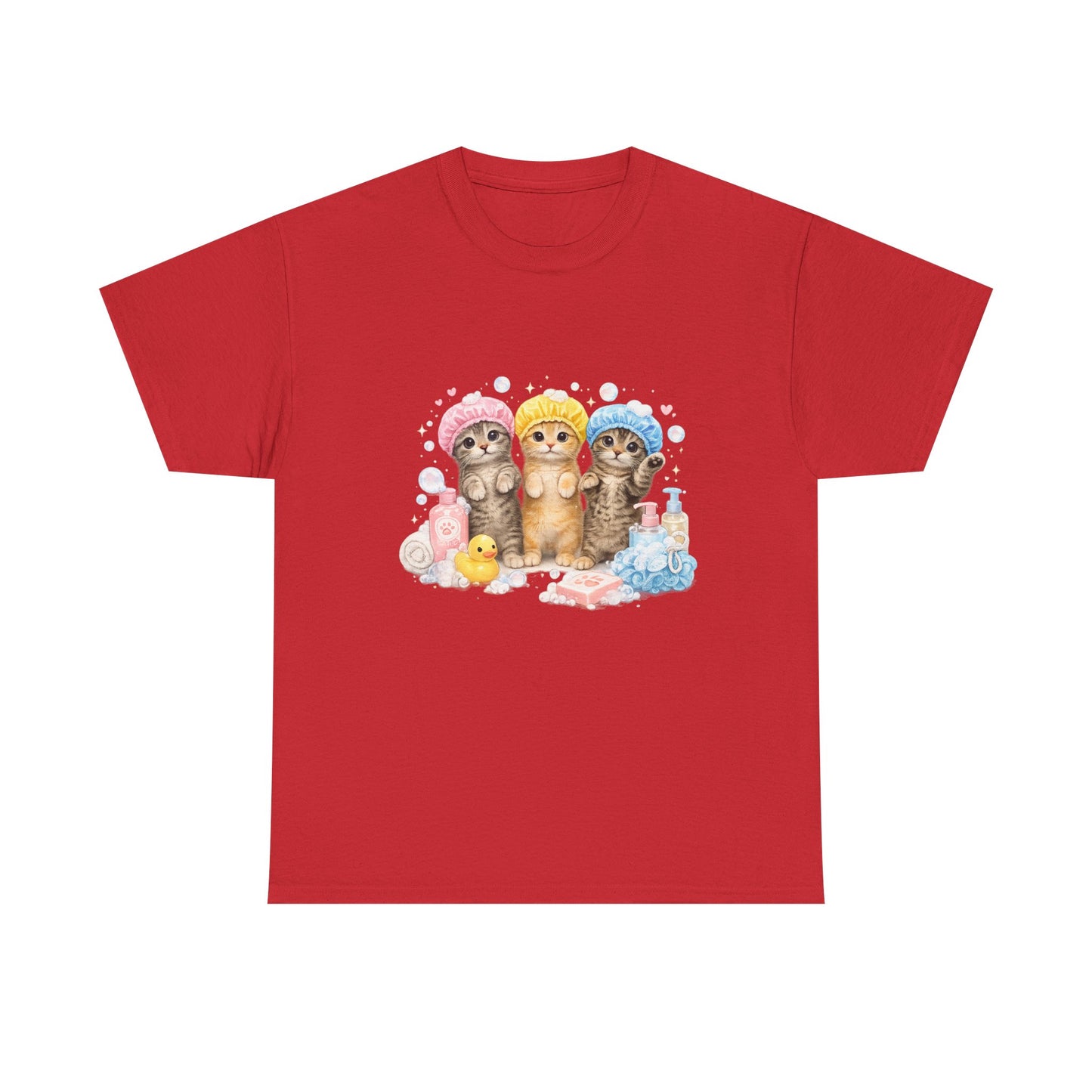 Cute Kittens Bath Time T-Shirt