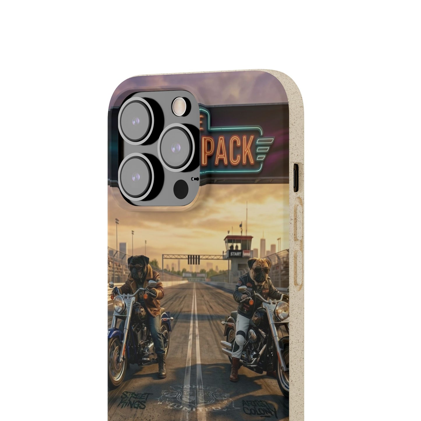 Motorcycle Road Trip Biodegradable Phone Case