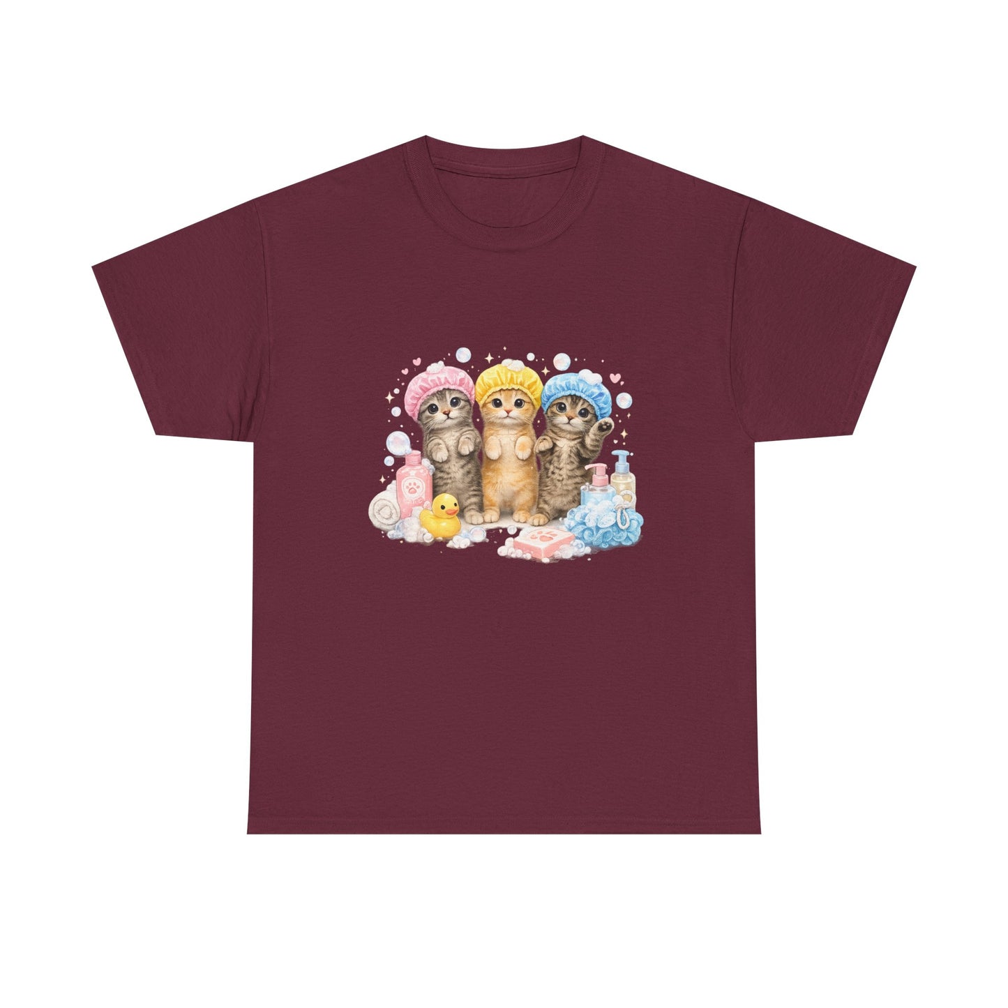 Cute Kittens Bath Time T-Shirt