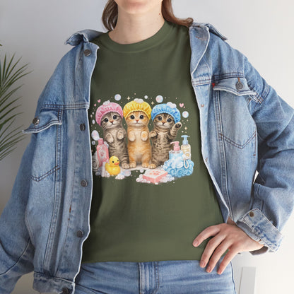 Cute Kittens Bath Time T-Shirt