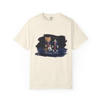 Cat Soccer Players T‑Shirt — Cute Kitten Football Graphic Tee