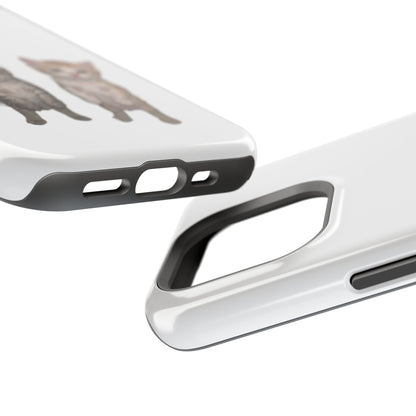 Duo Cute Kitten  Magnetic Impact-Resistant Phone Case