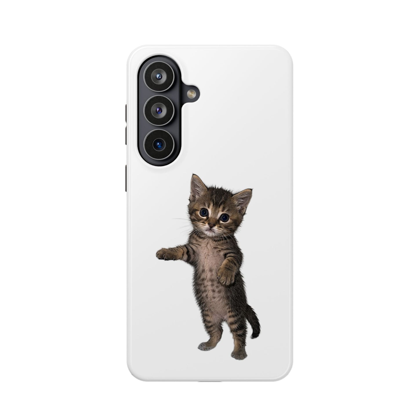 Cute Standing Kitten Magnetic Phone Case