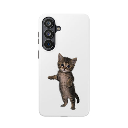 Cute Standing Kitten Magnetic Phone Case