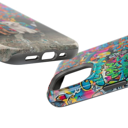 Puppy Squad Graffiti Phone Case — Impact-Resistant Protective Case