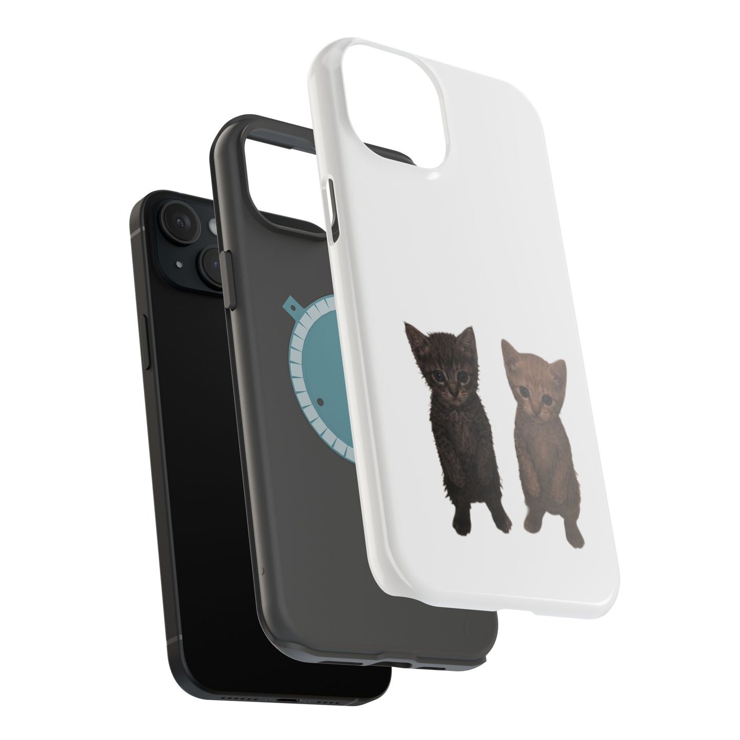 Cute Kittens Magnetic Impact-Resistant Phone Case