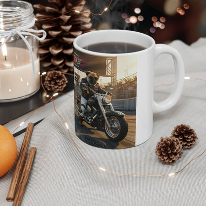 The Elite Pack Motorcycle Racing Ceramic Mug (11oz, 15oz)