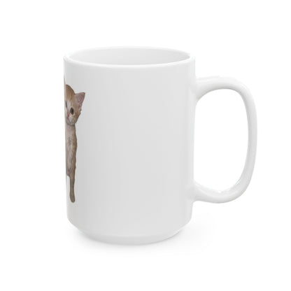 Cute Standing Kittens Ceramic Mug  (11oz or 15oz)