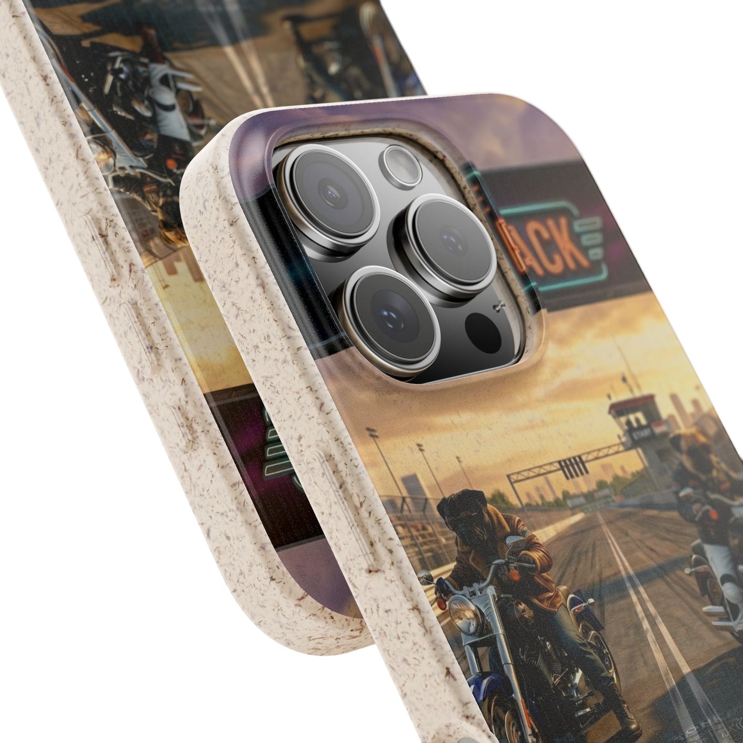 Motorcycle Road Trip Biodegradable Phone Case
