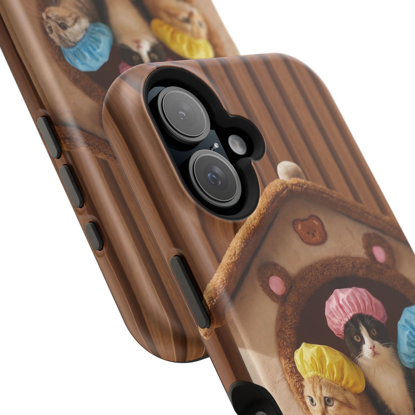 Cute Kittens in Cozy House Phone Case — Magnetic Impact-Resistant Case