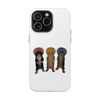 Cute Kittens in Bonnets  Magnetic Impact-Resistant Phone Case