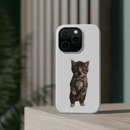 Cute Standing Kitten Magnetic Impact-Resistant Phone Case