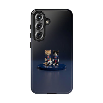 Phone Case — Cute Soccer Cats Design (Kawaii Kitten Football Fans)