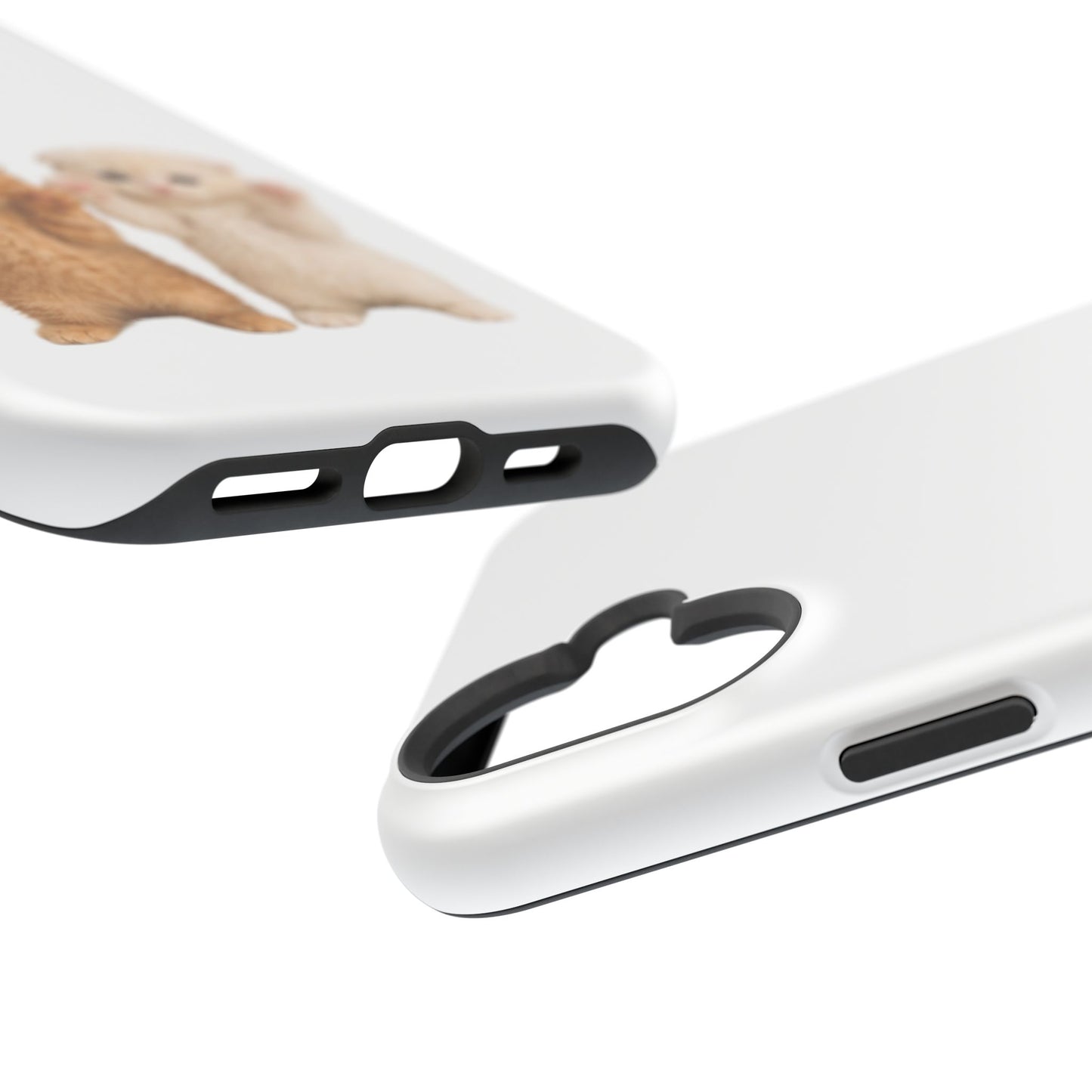 Cute Raising Paws Kittens Magnetic Impact-Resistant  Phone Case