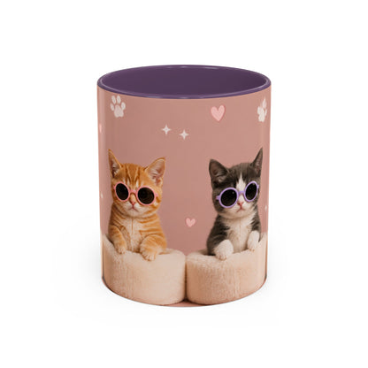 Cute Cat Lovers Coffee Mug - 11 & 15oz - Perfect Gift for Pet Owners