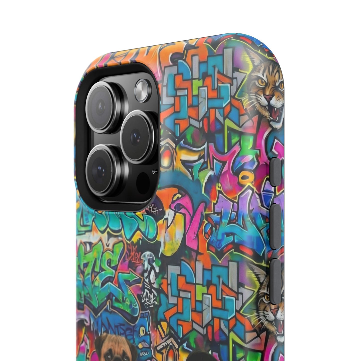 Puppy Squad Graffiti Phone Case — Impact-Resistant Protective Case