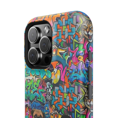 Puppy Squad Graffiti Phone Case — Impact-Resistant Protective Case