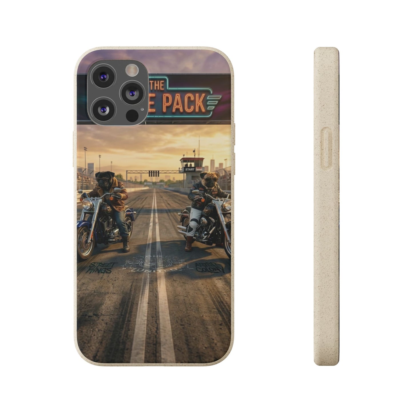 Motorcycle Road Trip Biodegradable Phone Case