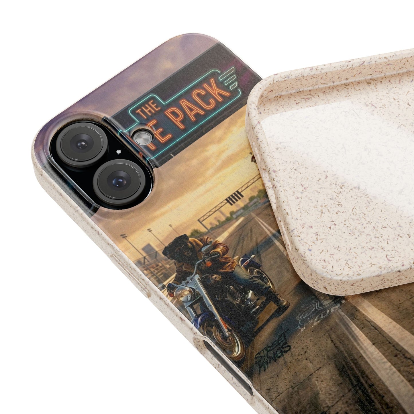Motorcycle Road Trip Biodegradable Phone Case