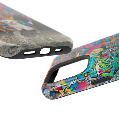 Puppy Squad Graffiti Phone Case — Impact-Resistant Protective Case