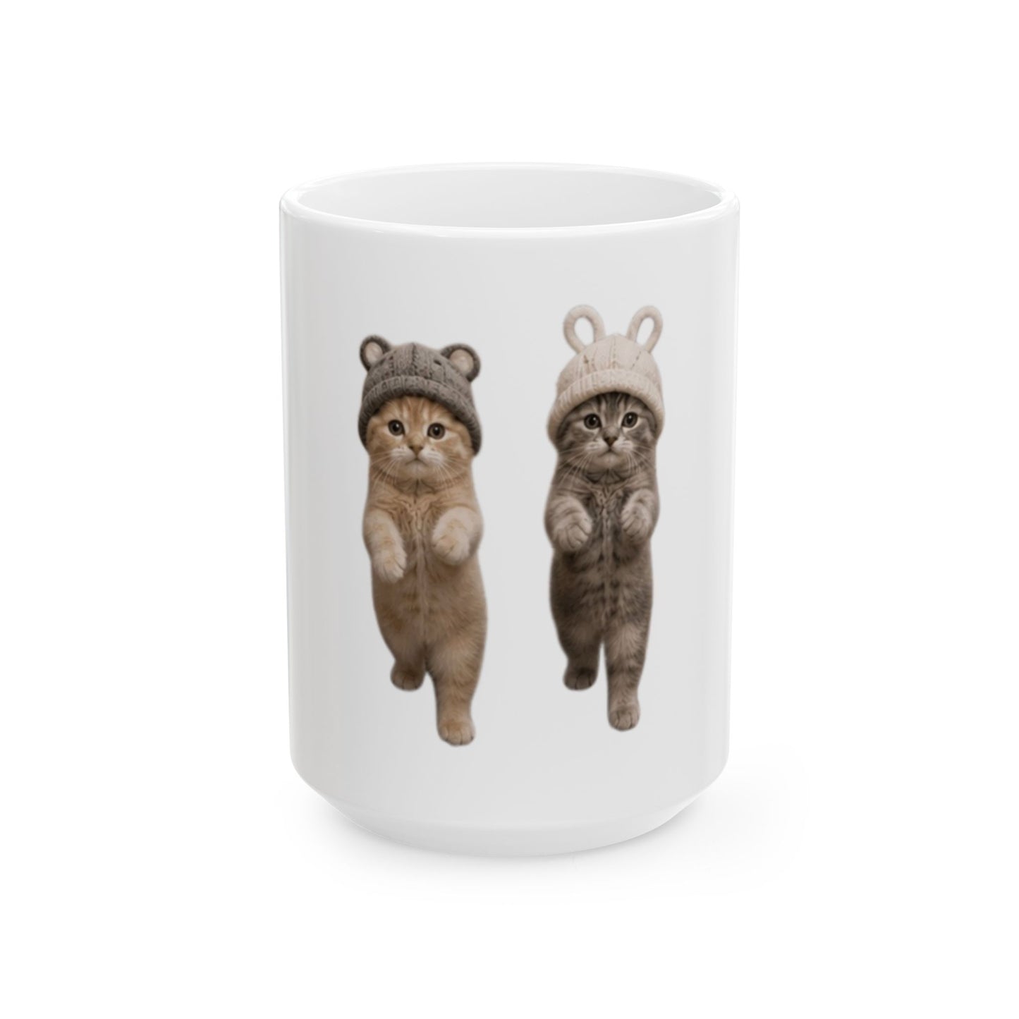 Cute Kittens in Hats Ceramic Mug (11oz, 15oz)