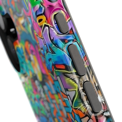 Puppy Squad Graffiti Phone Case — Impact-Resistant Protective Case