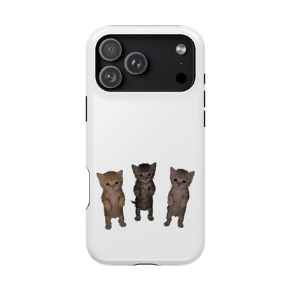 Cute Trio Kittens  Magnetic Impact-Resistant Phone Case