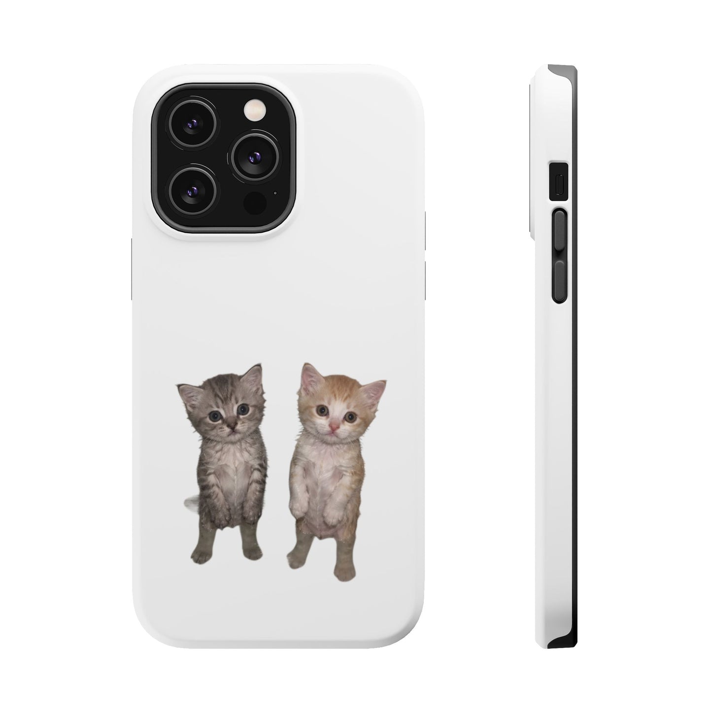 Duo Cute Kitten  Magnetic Impact-Resistant Phone Case