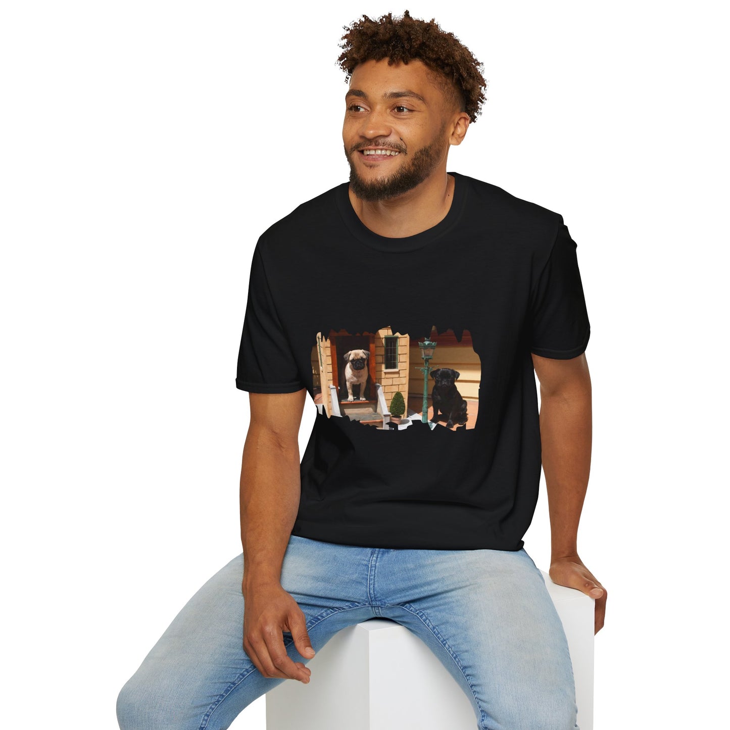 Biscuit & Nugget T‑Shirt — Cute Pet Photo Tee for Dog Lovers