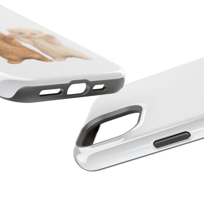 Cute Raising Paws Kittens Magnetic Impact-Resistant  Phone Case