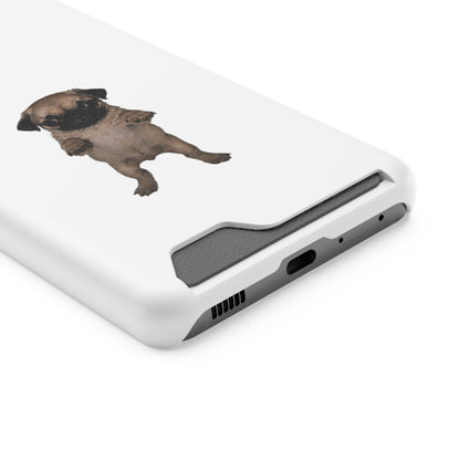 Pug Puppy Card-Holder Phone Case