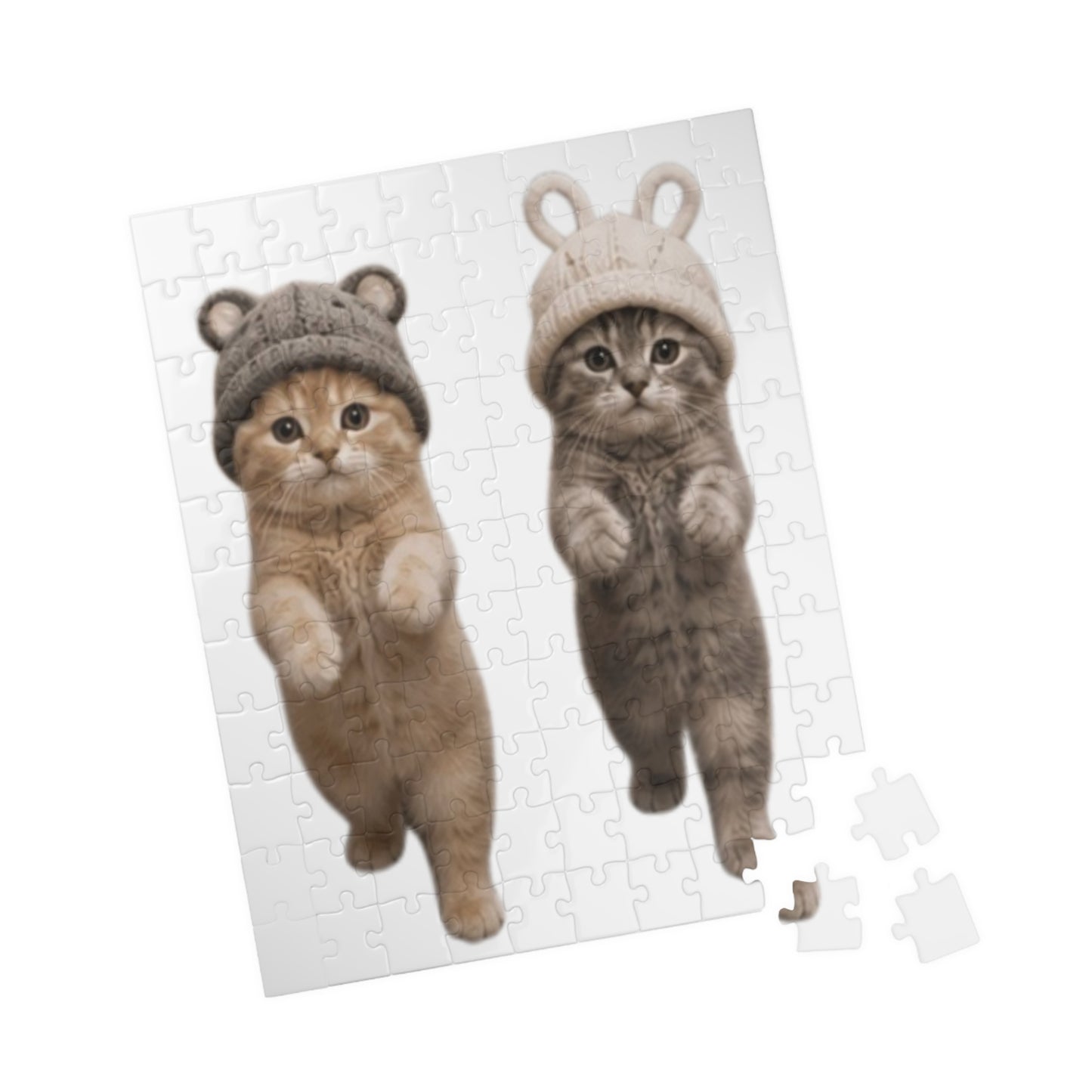 Cute Kittens in Hats Jigsaw Puzzle