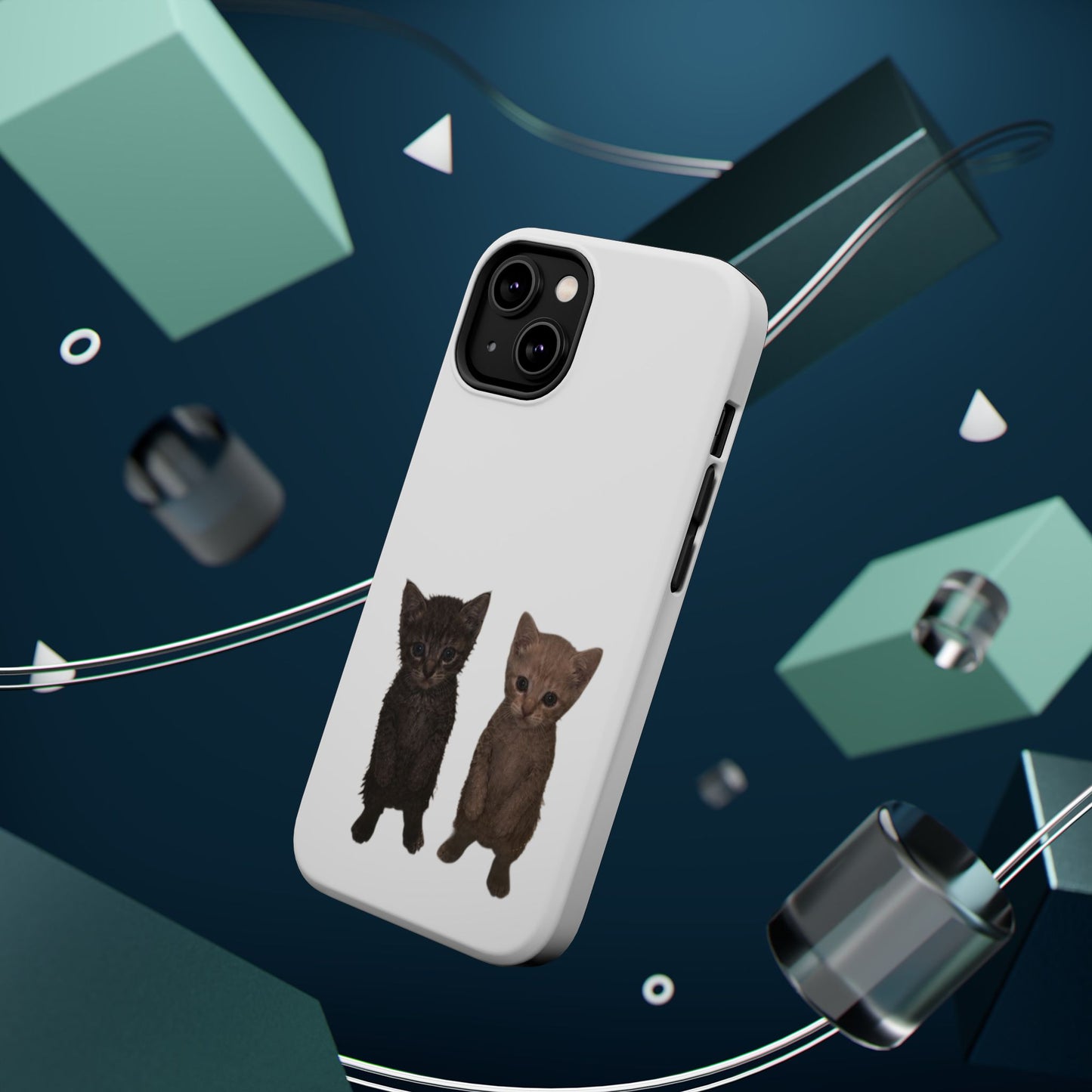 Cute Kittens Magnetic Impact-Resistant Phone Case