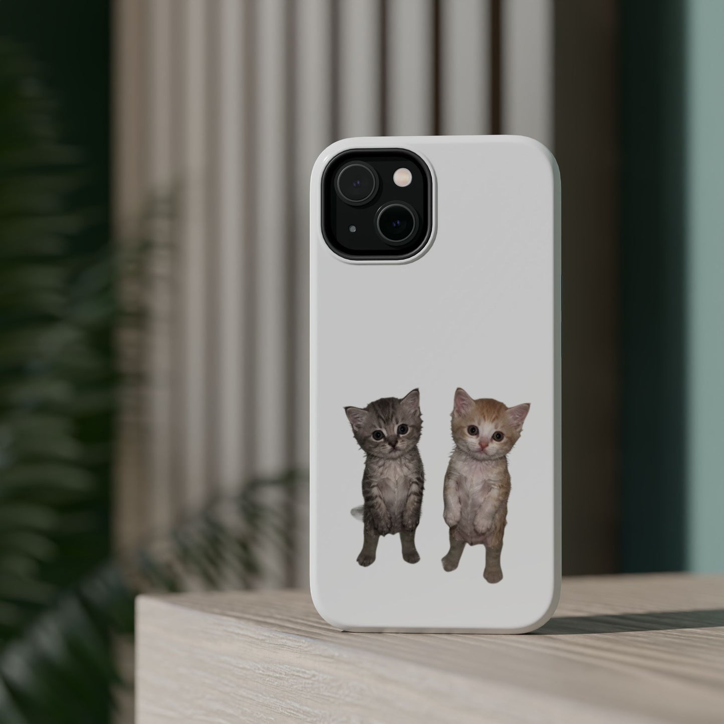 Duo Cute Kitten  Magnetic Impact-Resistant Phone Case