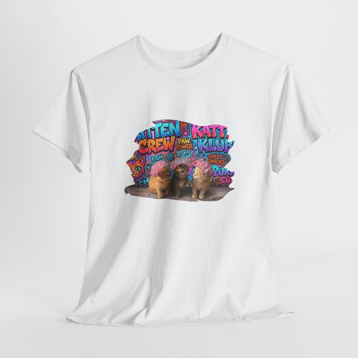 Kitten Crew Graphic Tee — Cute Kittens Cat Lover Shirt