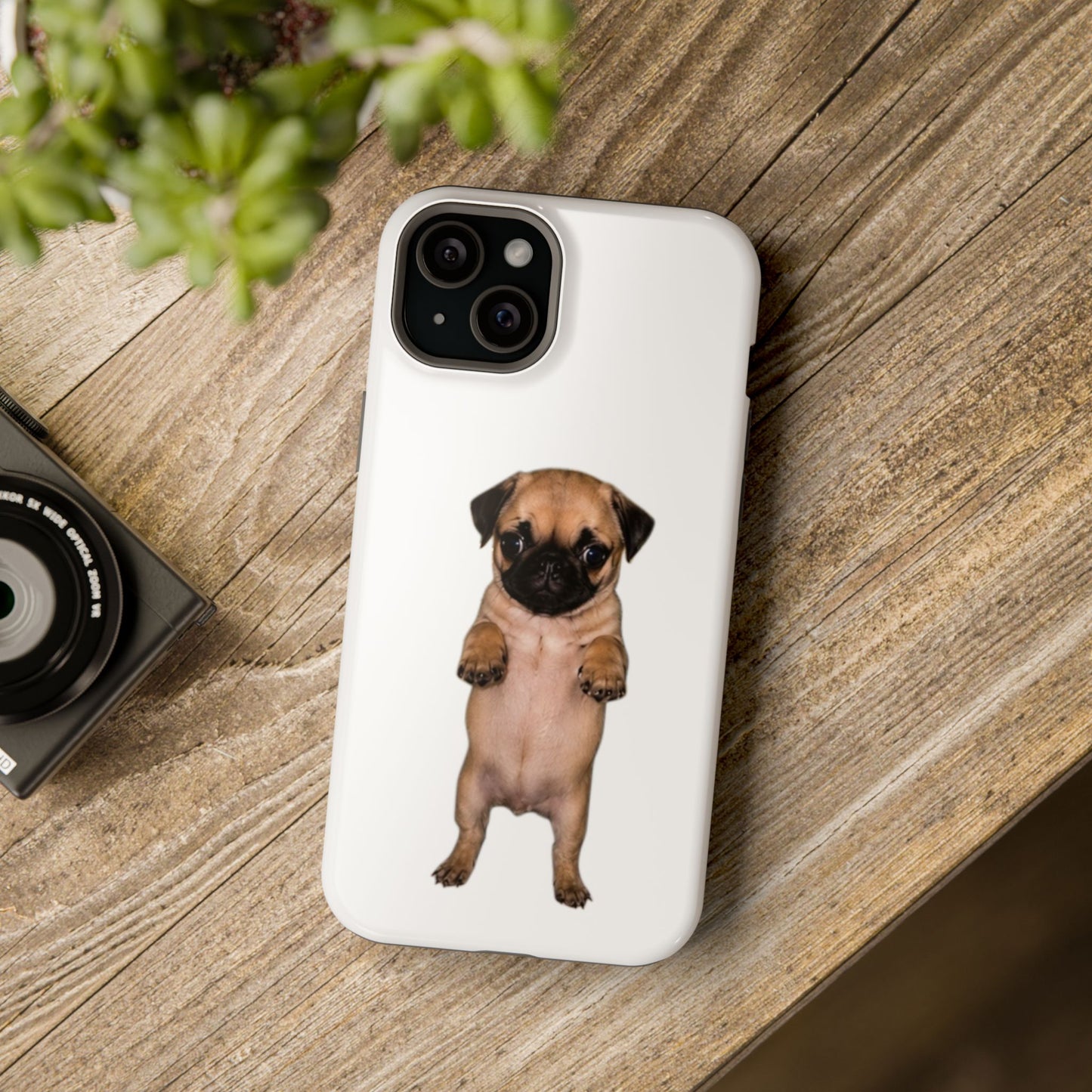 Pug Puppy Magnetic Impact-Resistant Phone Case