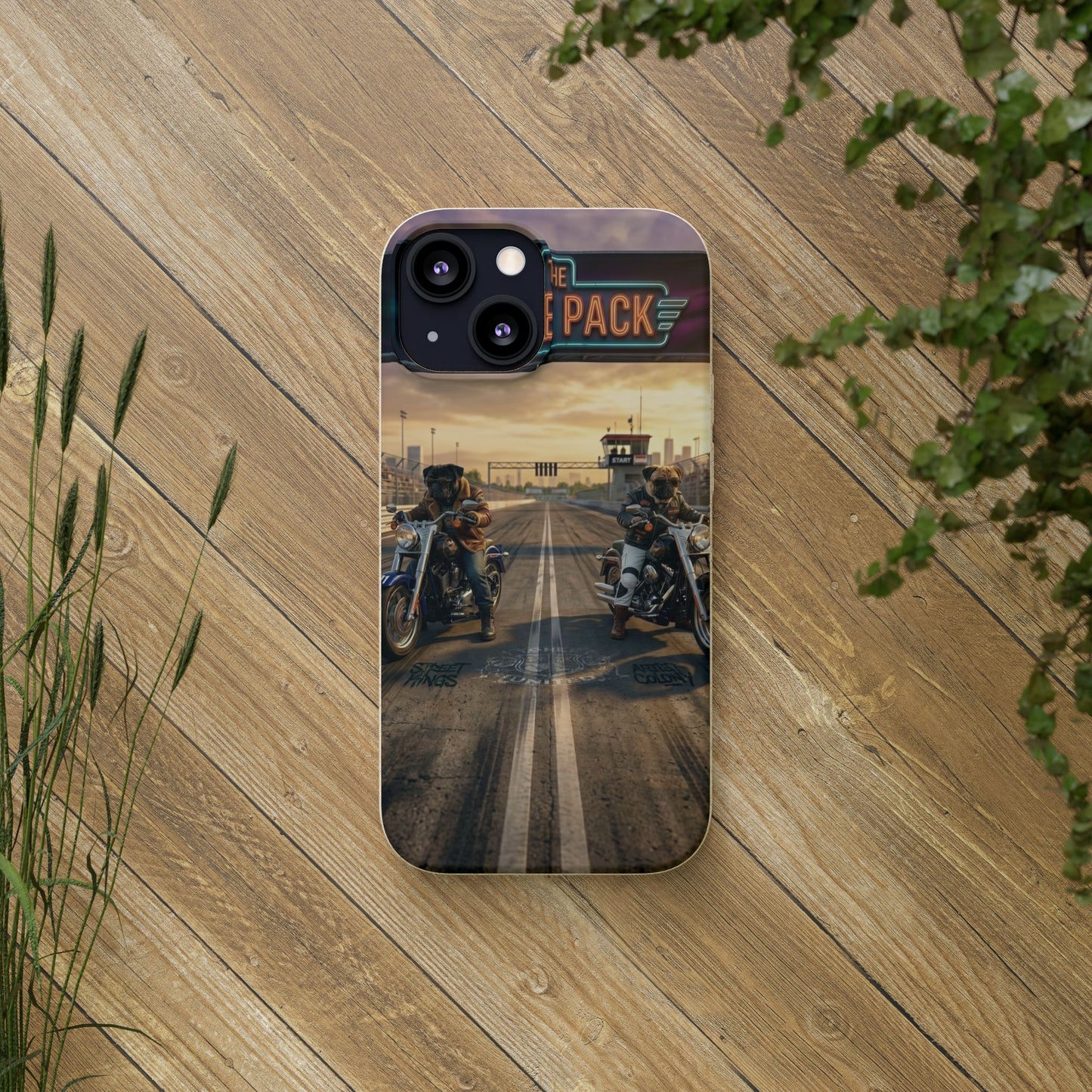 Motorcycle Road Trip Biodegradable Phone Case