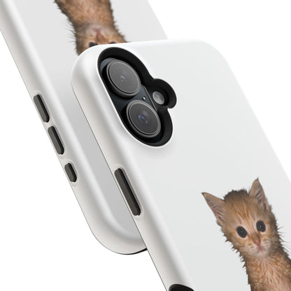 Cute Standing Kitten Magnetic Impact-Resistant Phone Case