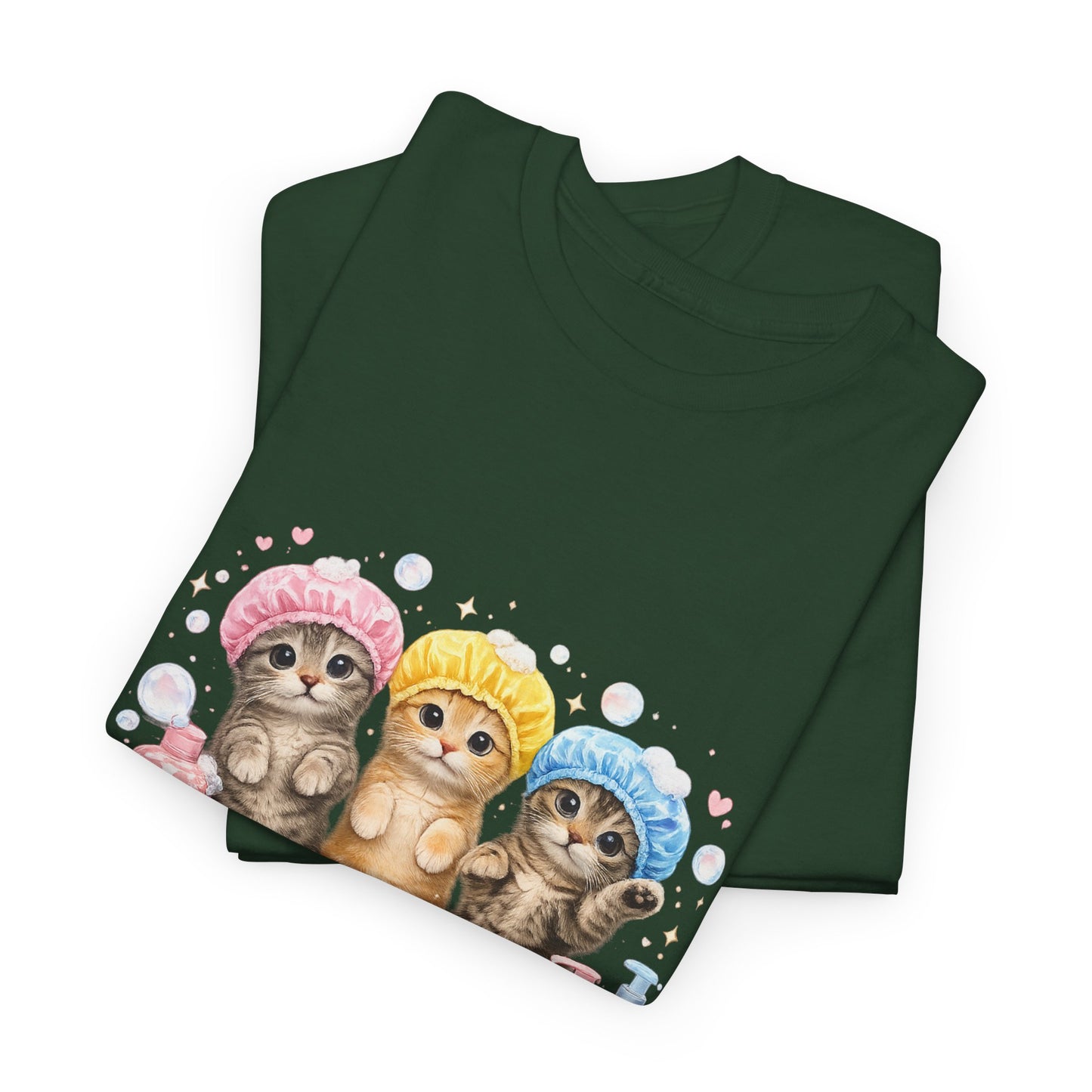 Cute Kittens Bath Time T-Shirt