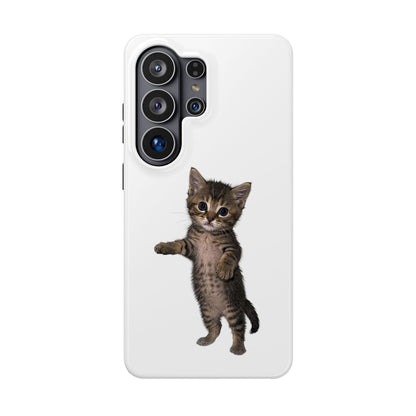 Cute Standing Kitten Magnetic Phone Case