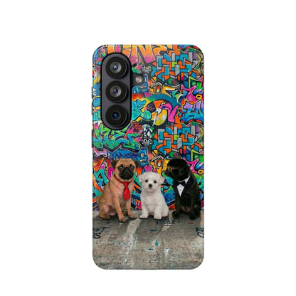 Puppy Squad Graffiti Phone Case — Impact-Resistant Protective Case