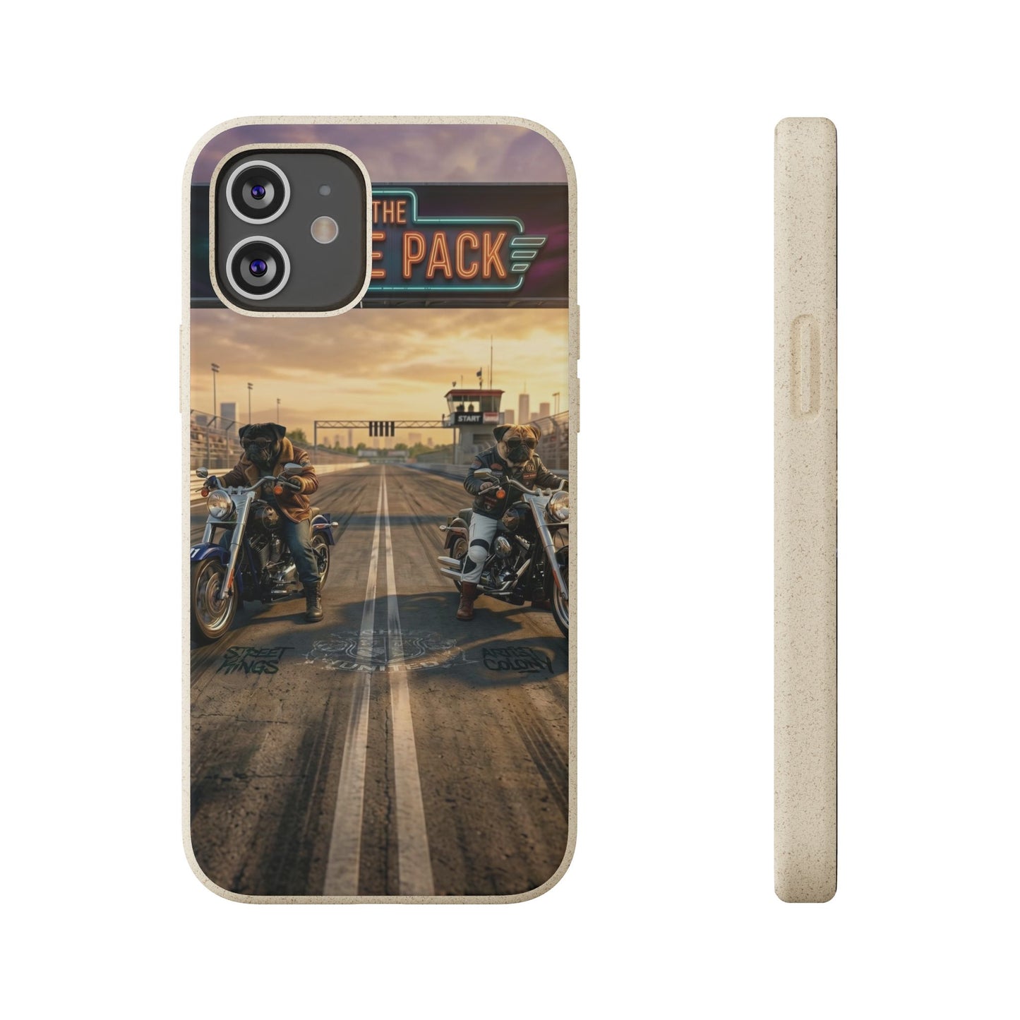 Motorcycle Road Trip Biodegradable Phone Case