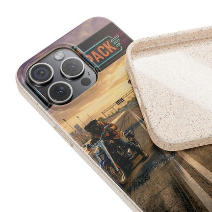 Motorcycle Road Trip Biodegradable Phone Case