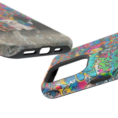 Puppy Squad Graffiti Phone Case — Impact-Resistant Protective Case