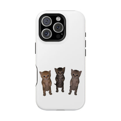 Cute Trio Kittens  Magnetic Impact-Resistant Phone Case